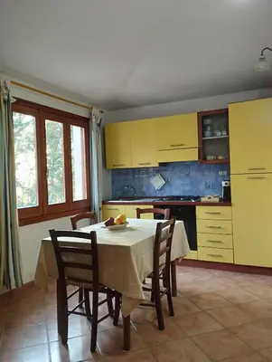 Cucina o angolo cottura di Appartamento a 50 metri dal mare