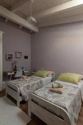 Letto o letti in una camera di La Vecchia Dimora