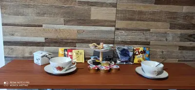 Set per la preparazione di tè e caffè presso Casa Monica