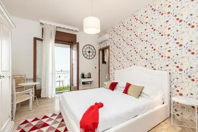 Letto o letti in una camera di B&B Calamoresca