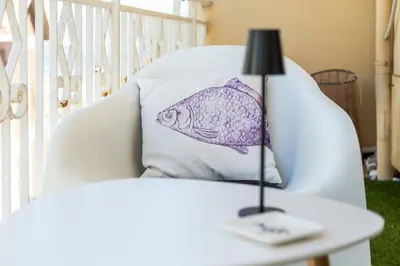 Letto o letti in una camera di B&B Calamoresca
