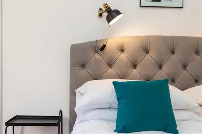 Letto o letti in una camera di B&B Calamoresca
