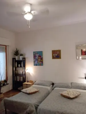 Letto o letti in una camera di ERIKA House Is Molas