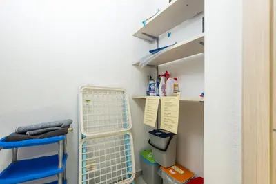 Letto o letti a castello in una camera di Maestrale a pochi passi dal mare