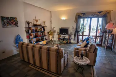 TV o dispositivi per l'intrattenimento presso Villa By The Beach
