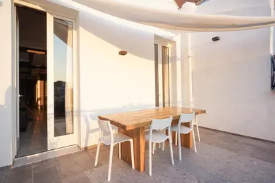TV o dispositivi per l'intrattenimento presso Su Meri Mannu Stampace - luxury apartment - Terrace