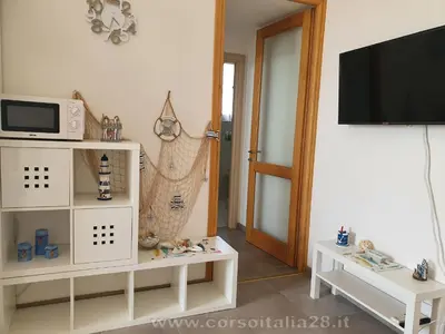 TV o dispositivi per l'intrattenimento presso Appartamento il Sinis