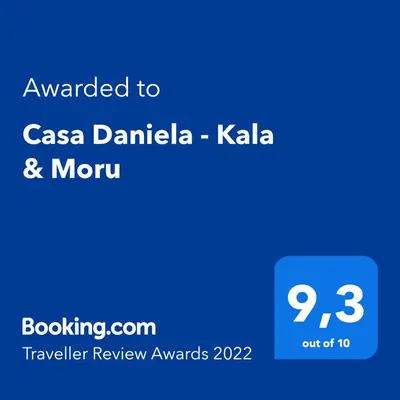 Certificato, attestato, insegna o altro documento esposto da Casa Daniela - Kala & Moru