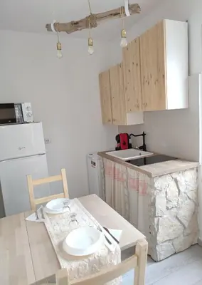 Cucina o angolo cottura di I love Ogliastra Apartments IUN Q4332 Rosa