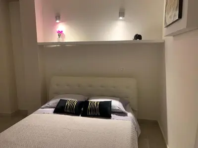 Letto o letti in una camera di Casa Sofia