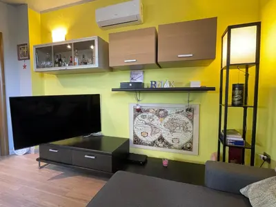 TV o dispositivi per l'intrattenimento presso Santi's apartment