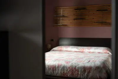 Letto o letti in una camera di Santi's apartment