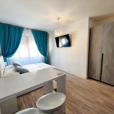 Letto o letti in una camera di Villa Volta 1 Policlinico Monserrato