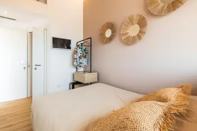 Letto o letti in una camera di Thalassos rooms