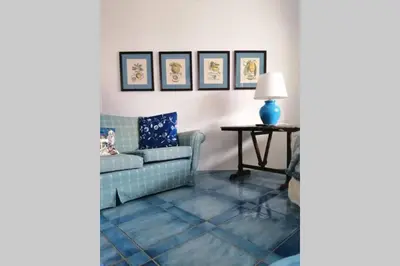 Area soggiorno di Sogno Mediterraneo Pula Sardegna villa a soli 300 mt dal mare
