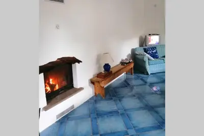 Area soggiorno di Sogno Mediterraneo Pula Sardegna villa a soli 300 mt dal mare