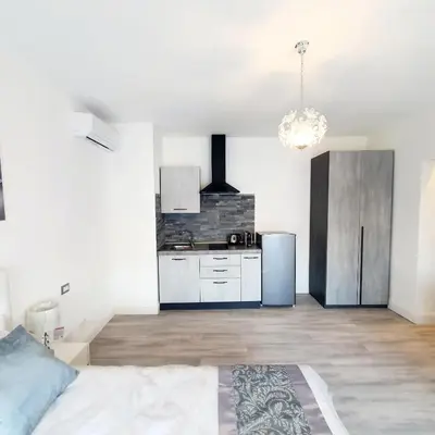 Cucina o angolo cottura di Villa Volta 3 Policlinico Monserrato