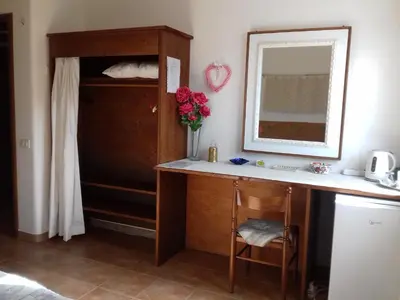 Letto o letti in una camera di Canne Al Vento