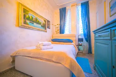 Letto o letti in una camera di Sun House