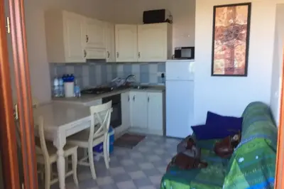 Cucina o angolo cottura di Mare, dune, lago e bosco in assoluto relax.