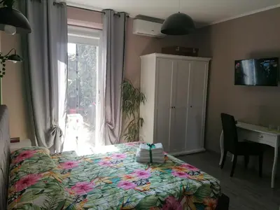 Letto o letti in una camera di Dimora Bed and Breakfast