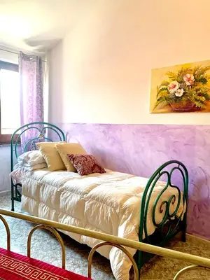 Letto o letti in una camera di Da Irene a due passi dal mare