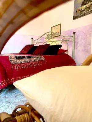 Letto o letti in una camera di Da Irene a due passi dal mare