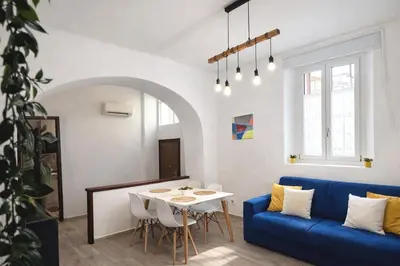 Area soggiorno di La casa di Ale nel centro storico di Cagliari
