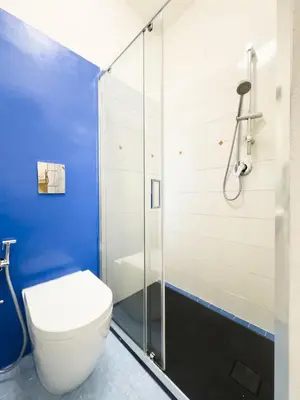 Bagno di Villa con barbecue con giardino vista mare