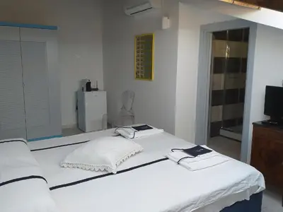 Letto o letti in una camera di Residenza Cuntin