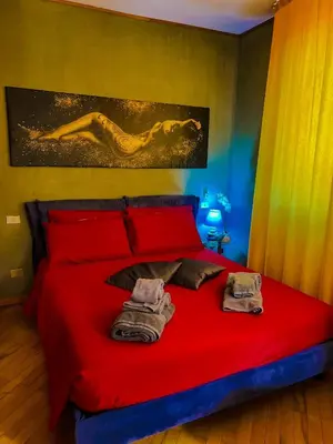 Letto o letti in una camera di Home Relax