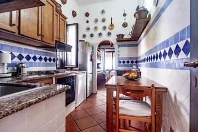 Cucina o angolo cottura di Villa Monica