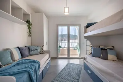 Letto o letti in una camera di Casa Curiel