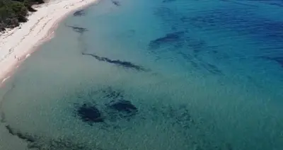Paesaggio naturale nelle vicinanze della villa