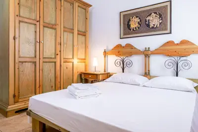 Letto o letti in una camera di Villa Pinewood