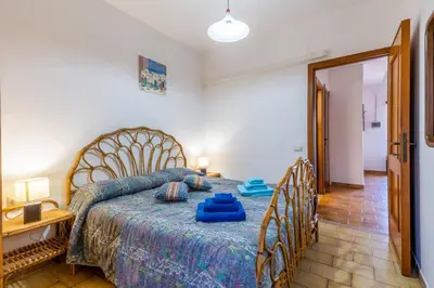 Letto o letti in una camera di Casa Valu