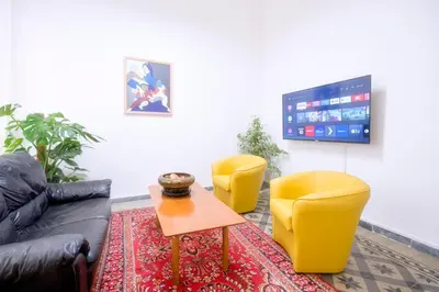 Area soggiorno di Right House via Sulis 23 - Best Neighborhood in Town