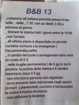 Planimetria di B&B 13