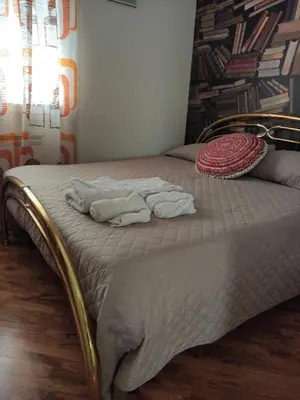 Letto o letti in una camera di Villino Matilde