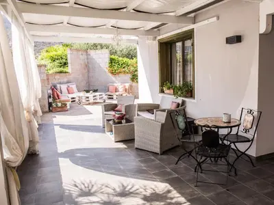 Area soggiorno di Albaruja Hotel