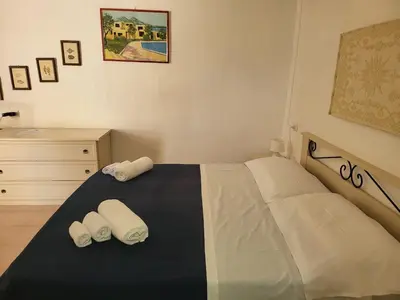 Letto o letti in una camera di Villetta Sunrise Colibrì