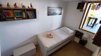 Letto o letti in una camera di Casa panoramica Villasimius