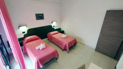 Letto o letti in una camera di Hotel Mater Mediterranea