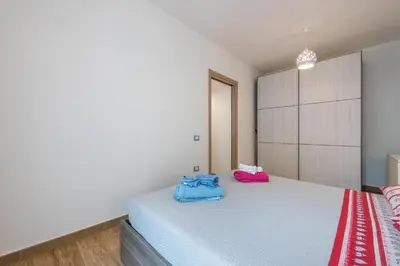 Letto o letti in una camera di Casa Sofia