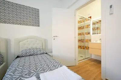 Letto o letti in una camera di Piovella