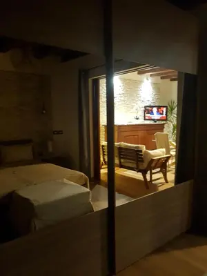 Letto o letti in una camera di Casa Virginia Antica Iglesias di Silvana