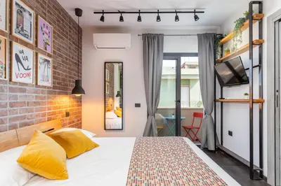 Letto o letti in una camera di Old Rooms