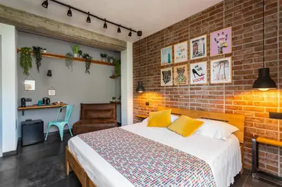 Letto o letti in una camera di Old Rooms