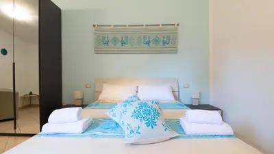 Letto o letti in una camera di Il Lentischio Home