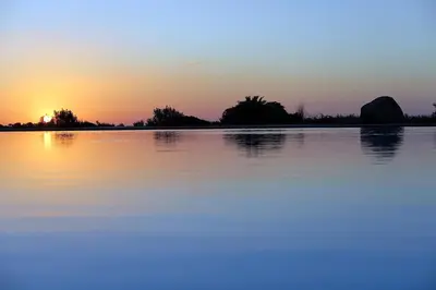 Paesaggio naturale nelle vicinanze della villa
